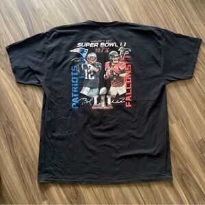 Famous SuperBowl LI Patriots Vs Atlanta Falcons Tom Brady Matt Ryan Tee